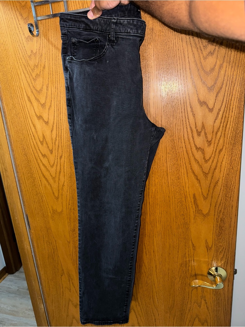 Black Men’s Straight Jeans